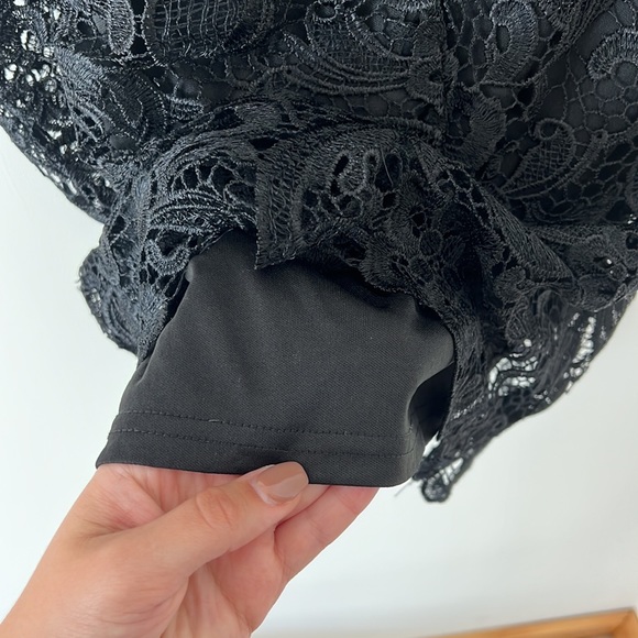 LOVE CULTURE Black Lace midi Dress - Picture 5 of 5